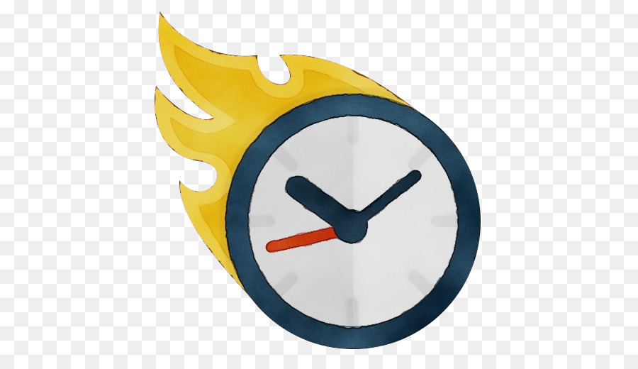 Horloge，Jaune PNG