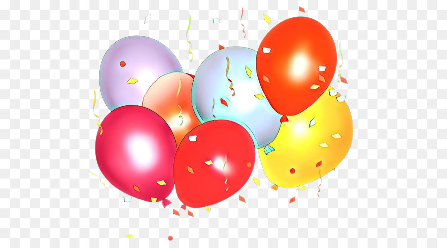 Ballons Colorés，Faire La Fête PNG