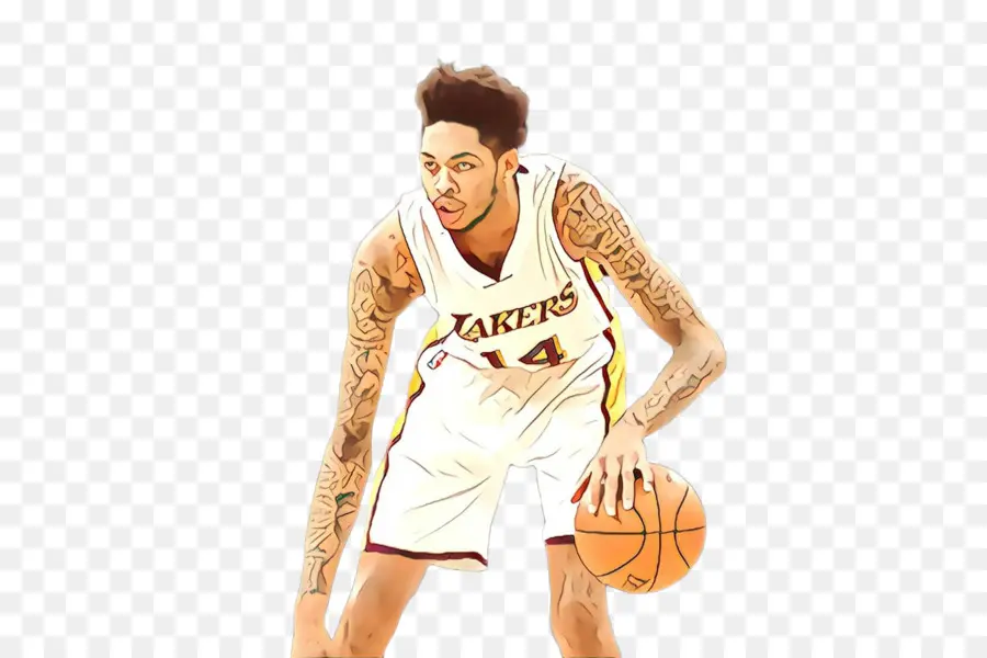 Joueur De Basket Ball，Lakers PNG