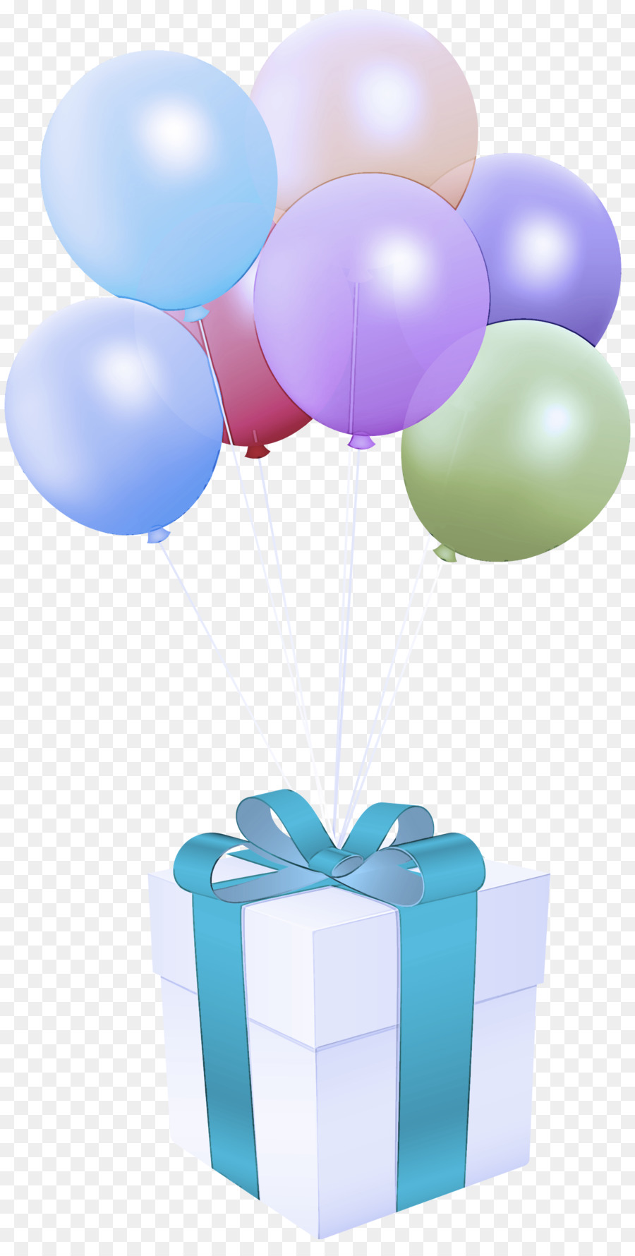 Ballons Et Cadeaux，Présente PNG