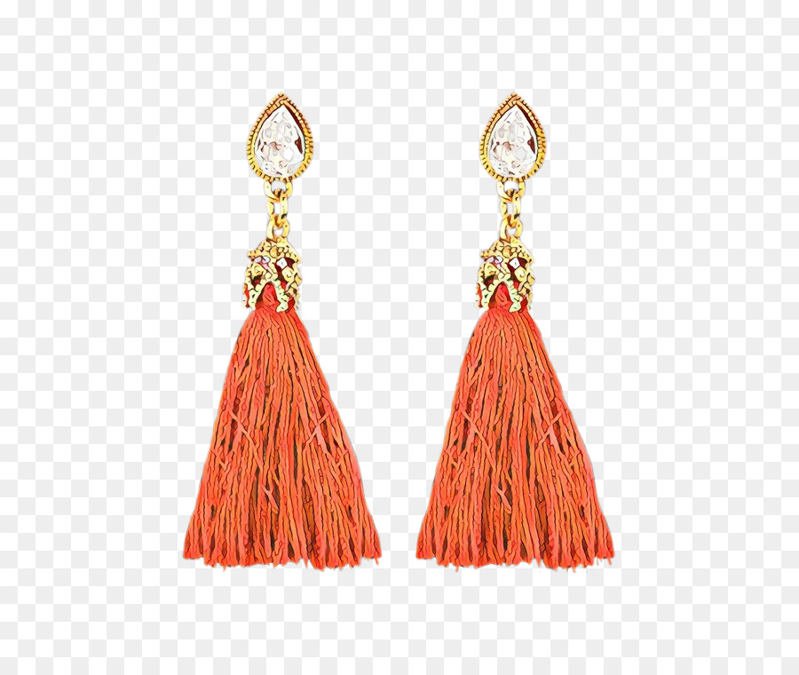 Des Boucles D'oreilles，Orange PNG