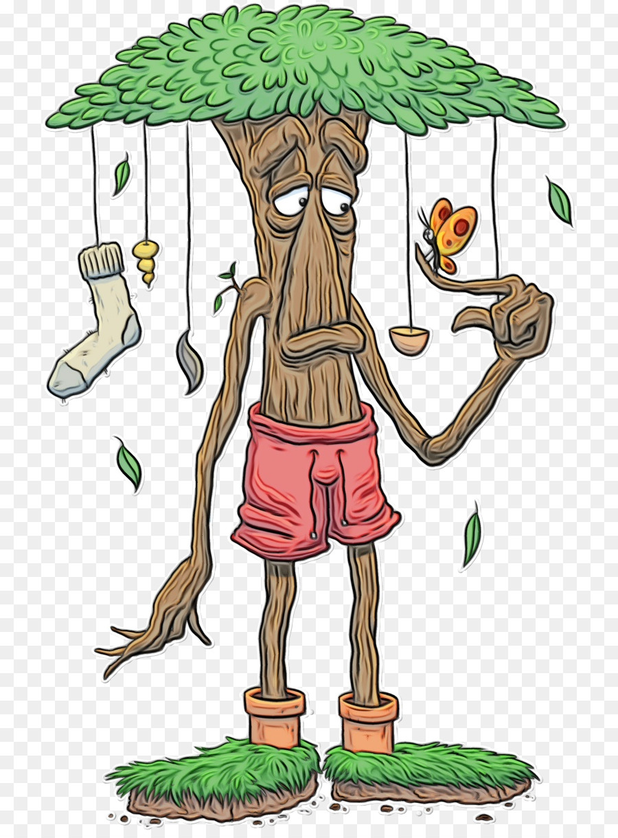 Dessin Animé，Arbre PNG