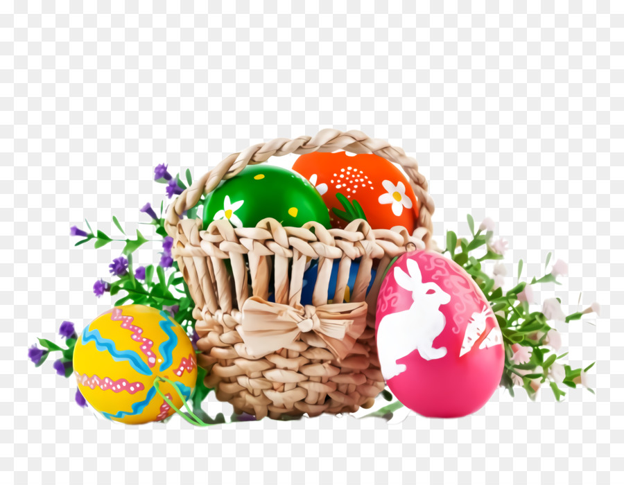 Oeufs De Pâques，Panier PNG