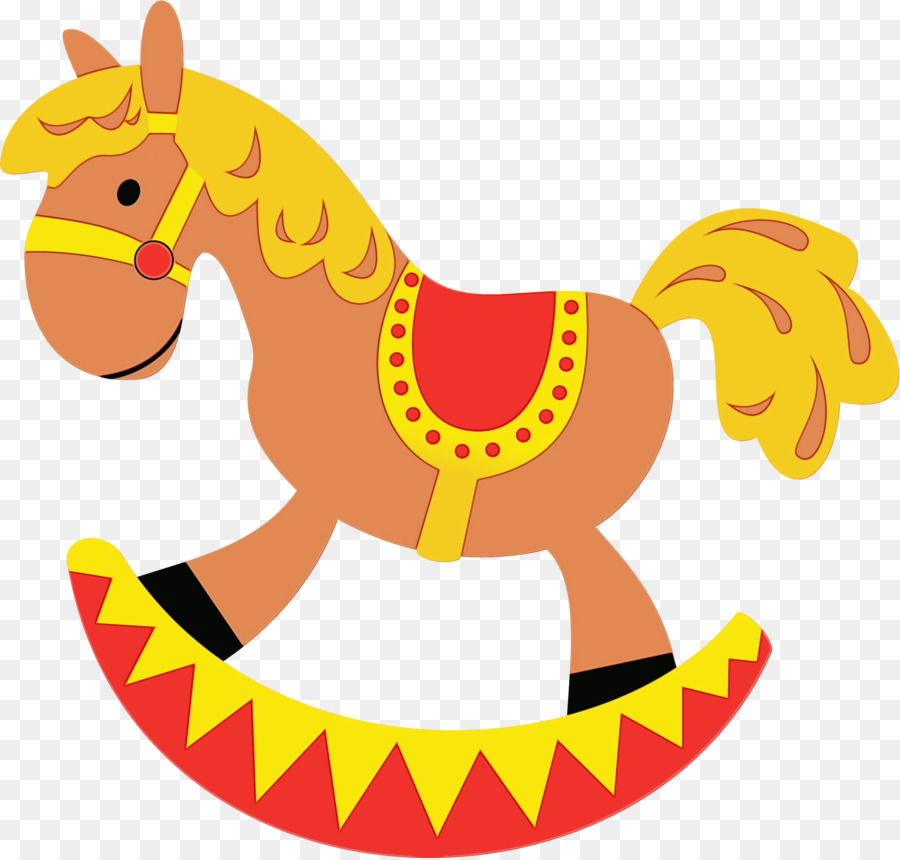 Cheval à Bascule，En Bois PNG