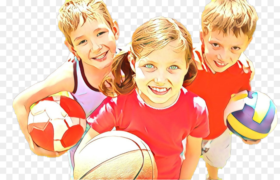 Enfants Avec Des Balles，Sportif PNG