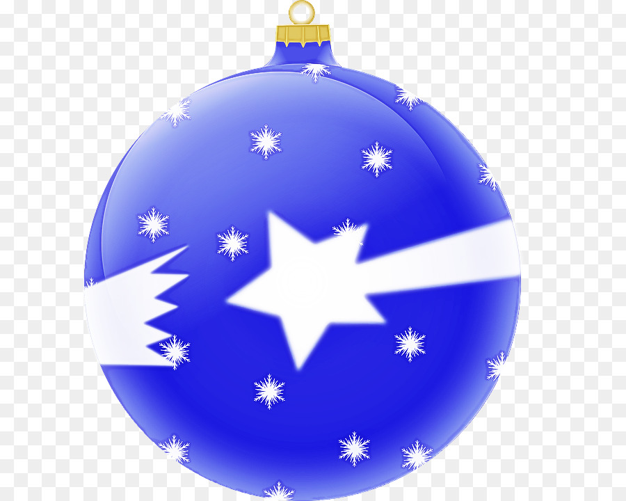 Ornement Bleu，Noël PNG