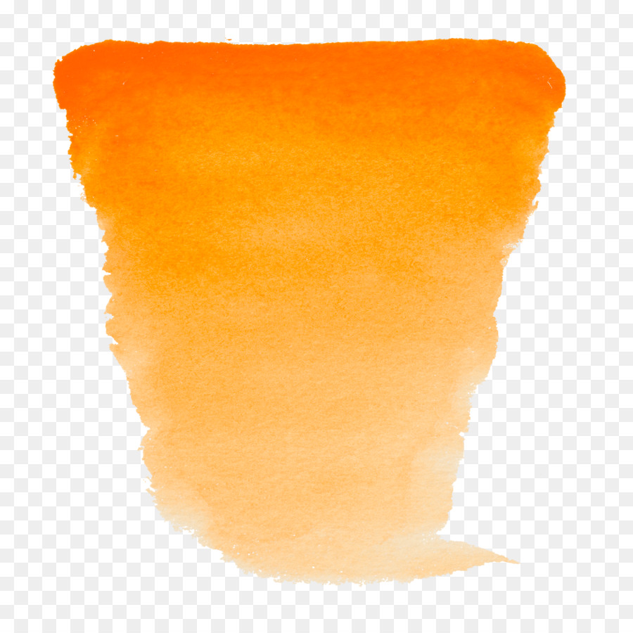 Coup De Pinceau Orange，Aquarelle PNG