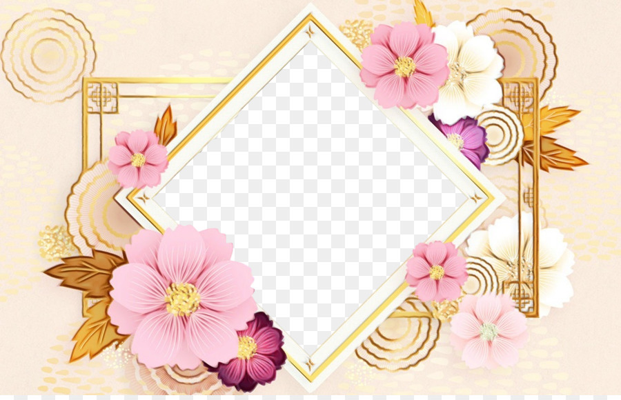 Cadre Floral，Fleurs PNG