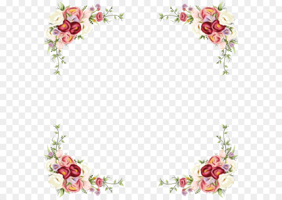 Cadre Floral，Fleurs PNG