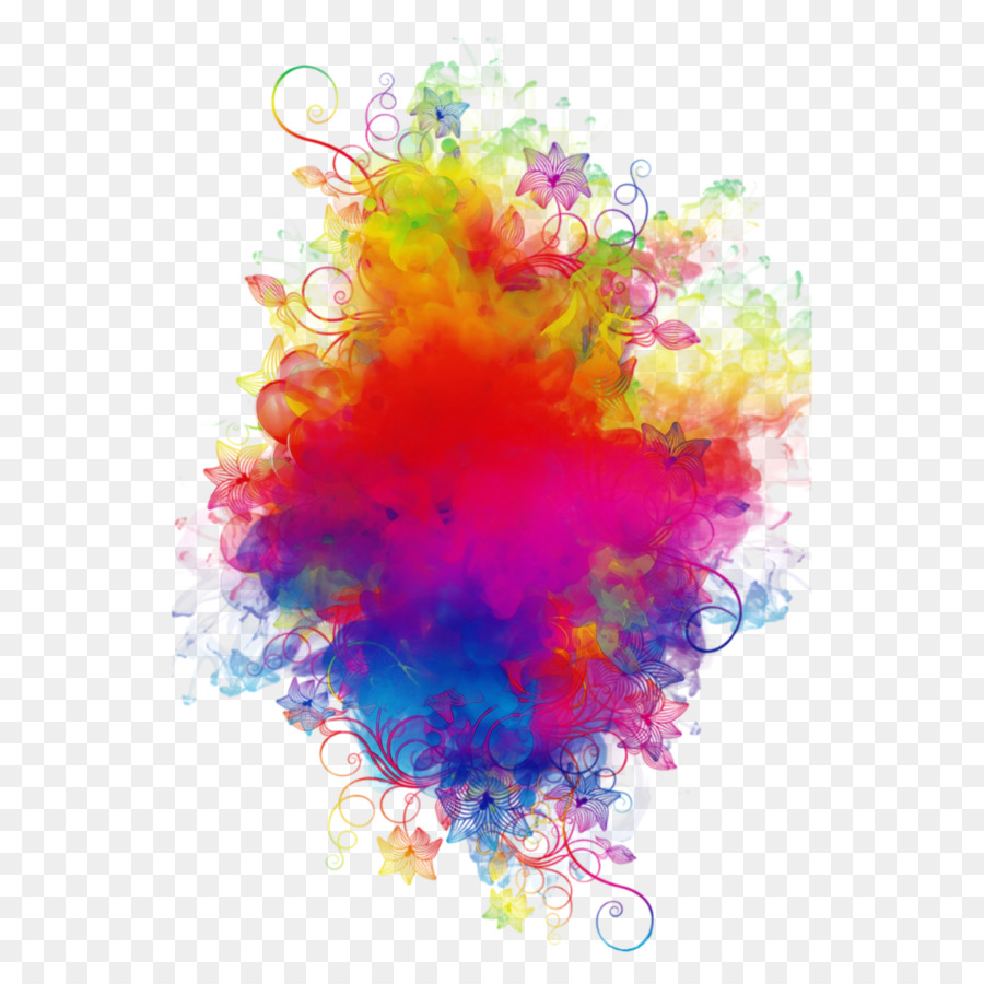 Peinture Colorée，Aquarelle PNG