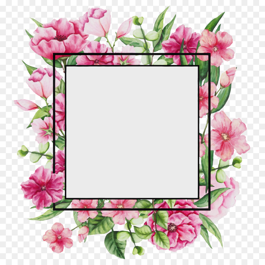 Cadre Floral，Fleurs PNG