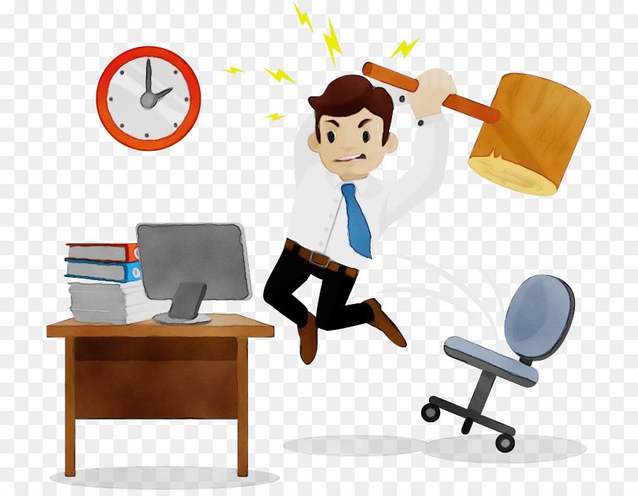 Dessin Animé，Chaise De Bureau PNG