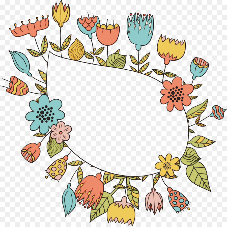 Couronne Florale，Fleurs PNG