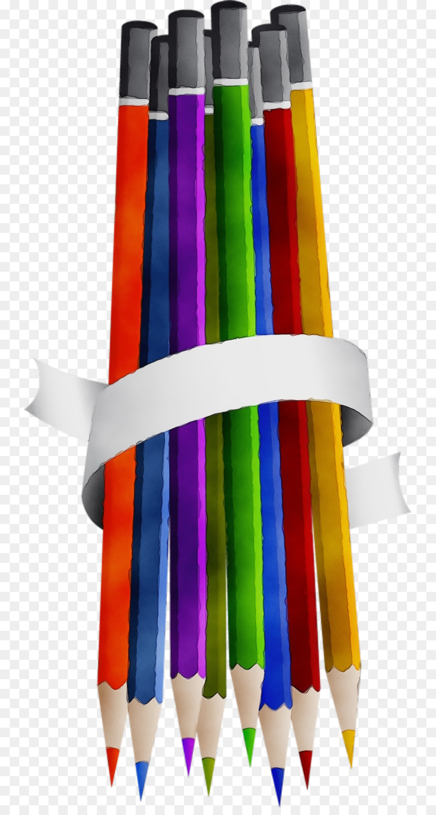 Crayons De Couleur，Papeterie PNG