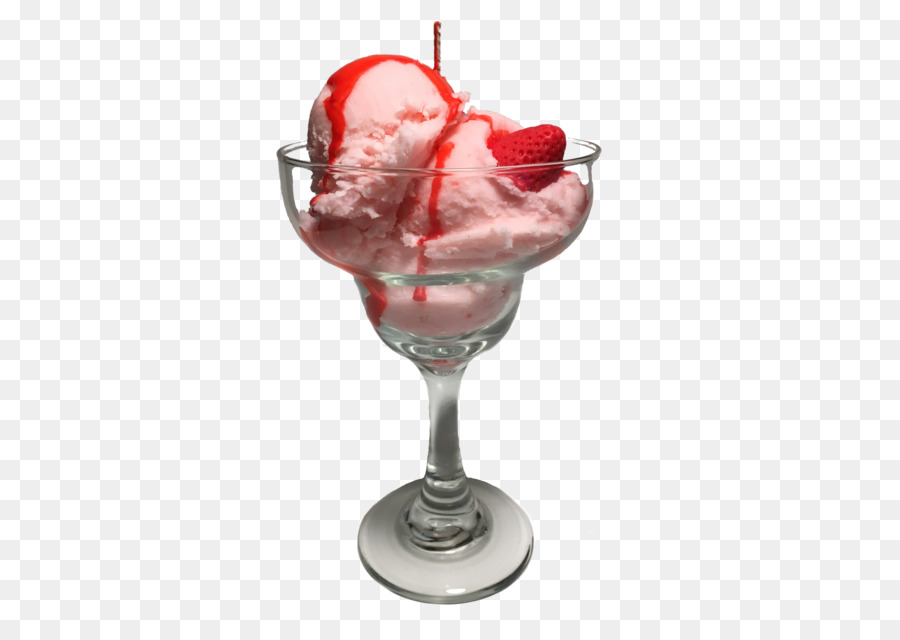 Glace à La Fraise，Dessert PNG