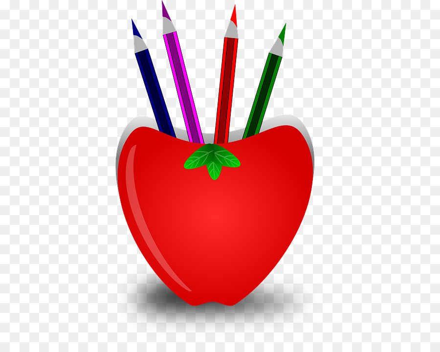 Pomme Rouge，Crayons PNG