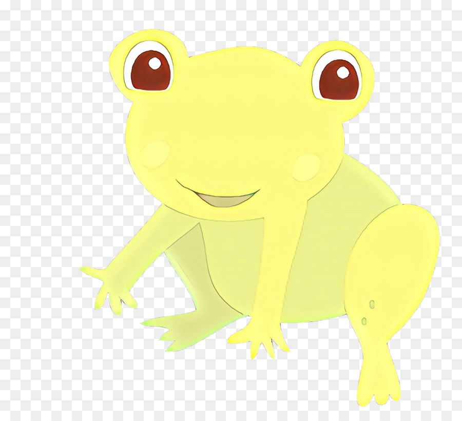 Grenouille Jaune，Dessin Animé PNG