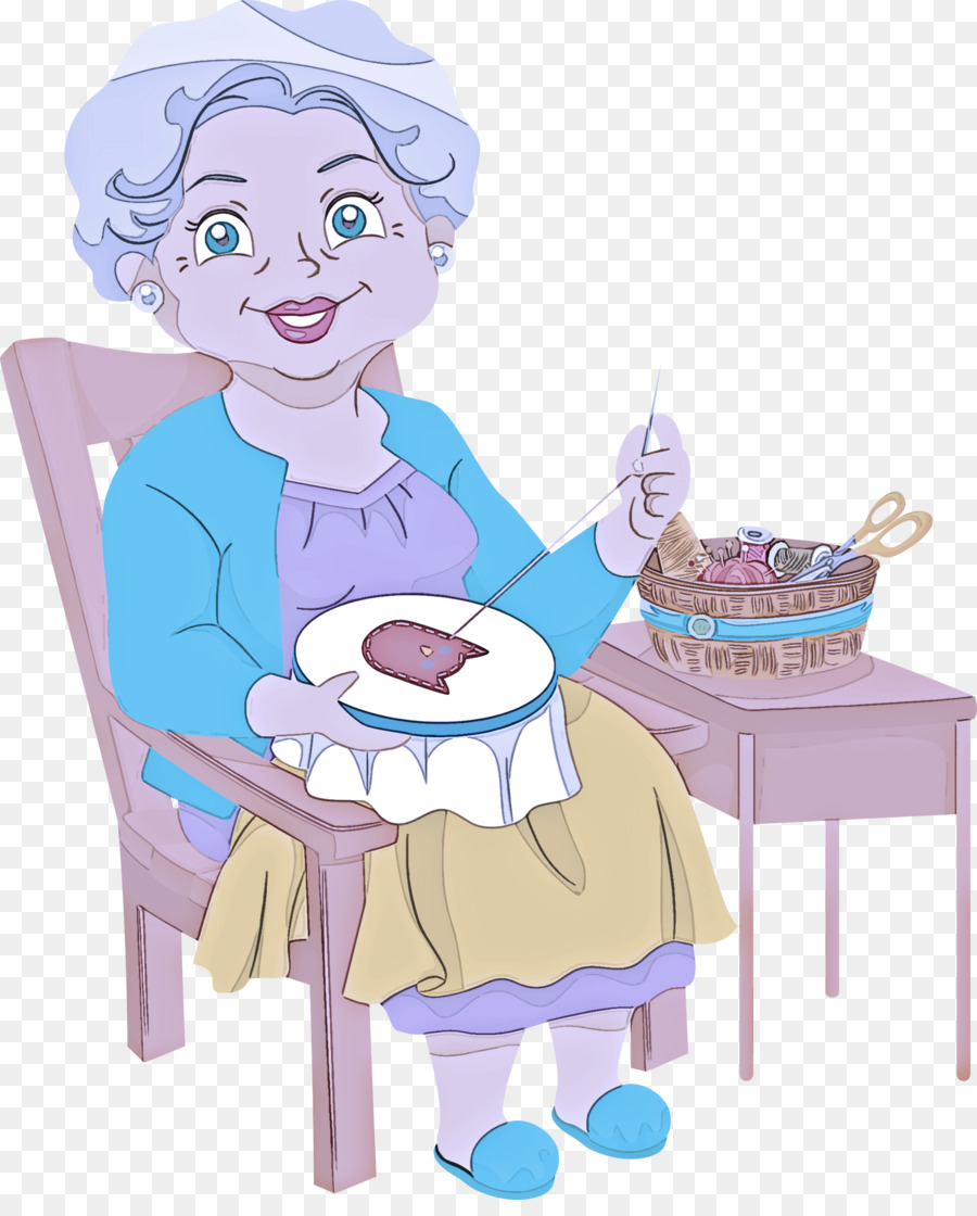 Grand Mère，Broderie PNG