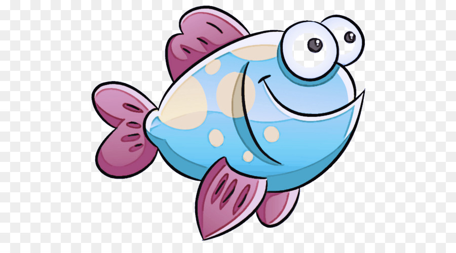 Poisson Souriant，Mignon PNG