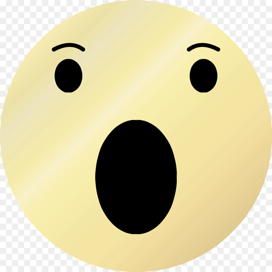 Emoji Surpris，Affronter PNG