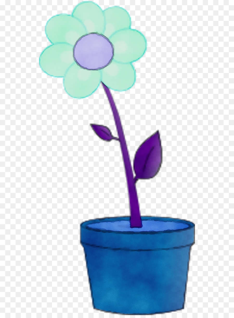 Violet，Flowerpot PNG