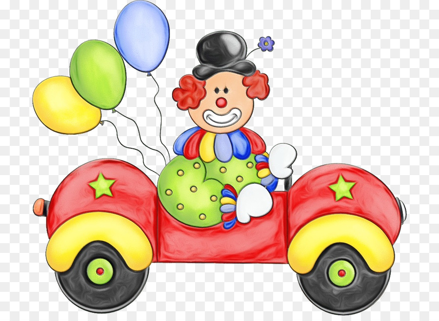 Clown En Voiture，Voiture PNG