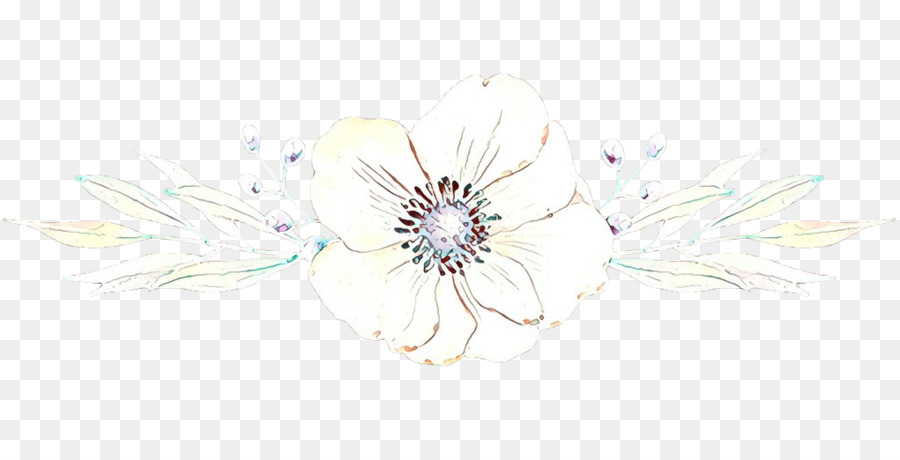 Blanc，Fleur PNG