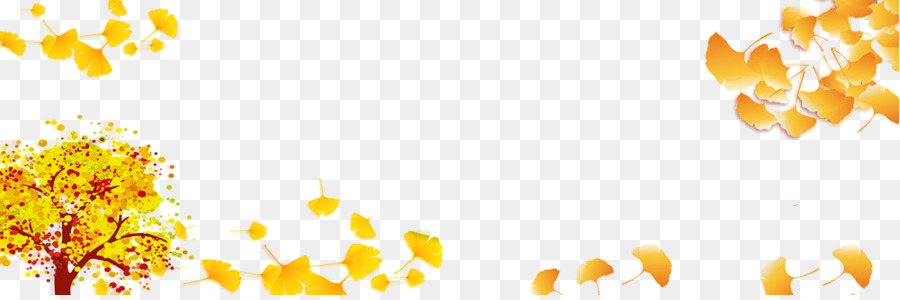 Bordure De Feuilles D'automne，Automne PNG