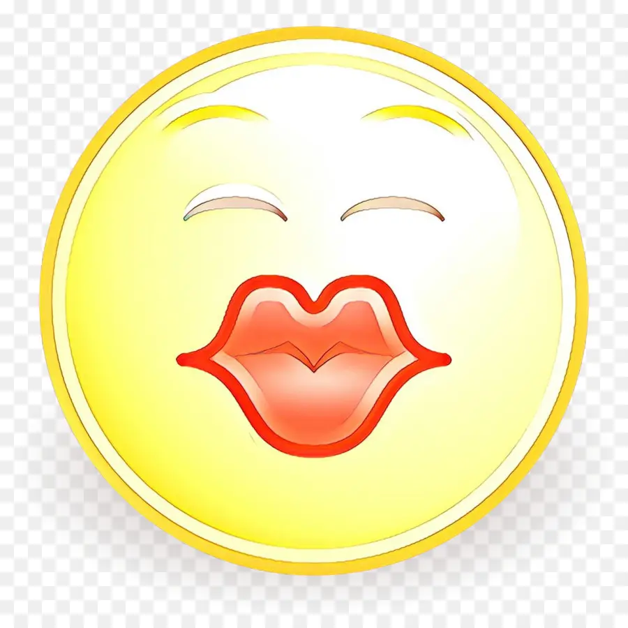 Embrasser Emoji，Affronter PNG