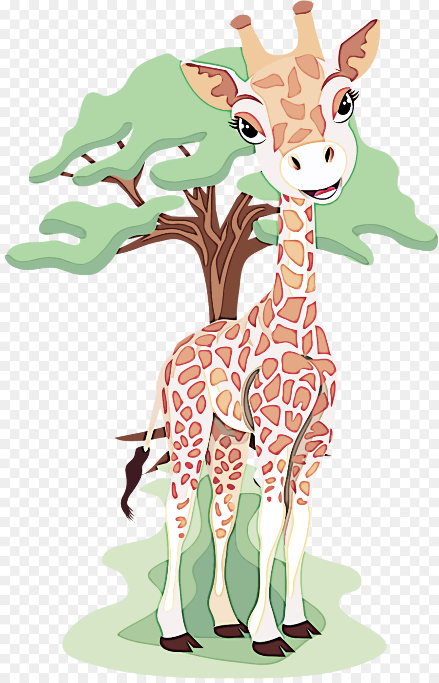 Girafe Et Rhinocéros，Faune PNG