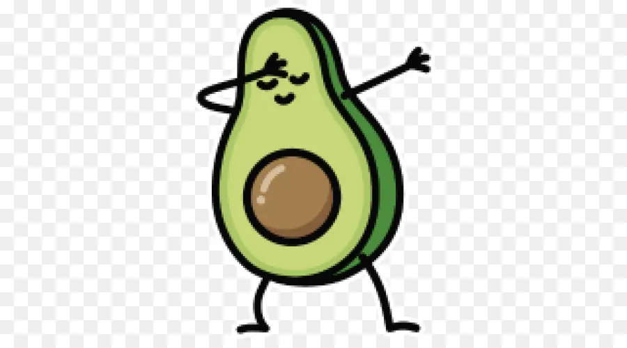 Avocat Dansant，Dessin Animé PNG