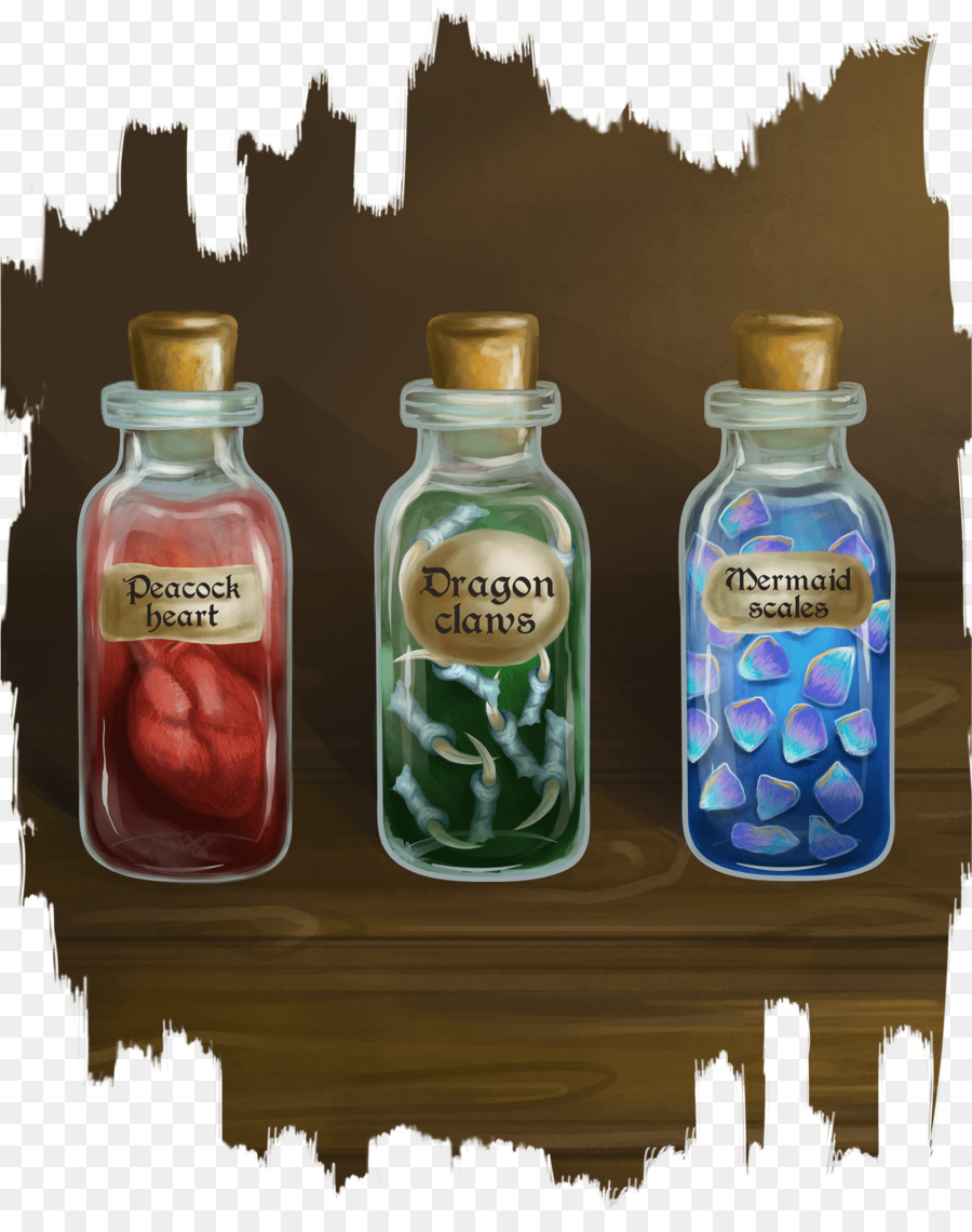 Potions Magiques，Bouteilles PNG