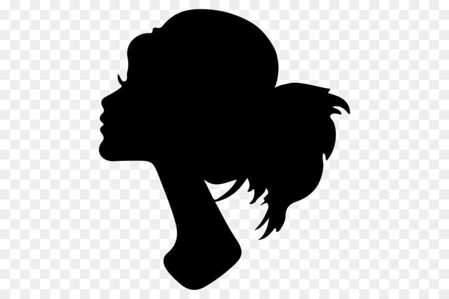 Silhouette De Cheveux，Coupe De Cheveux PNG