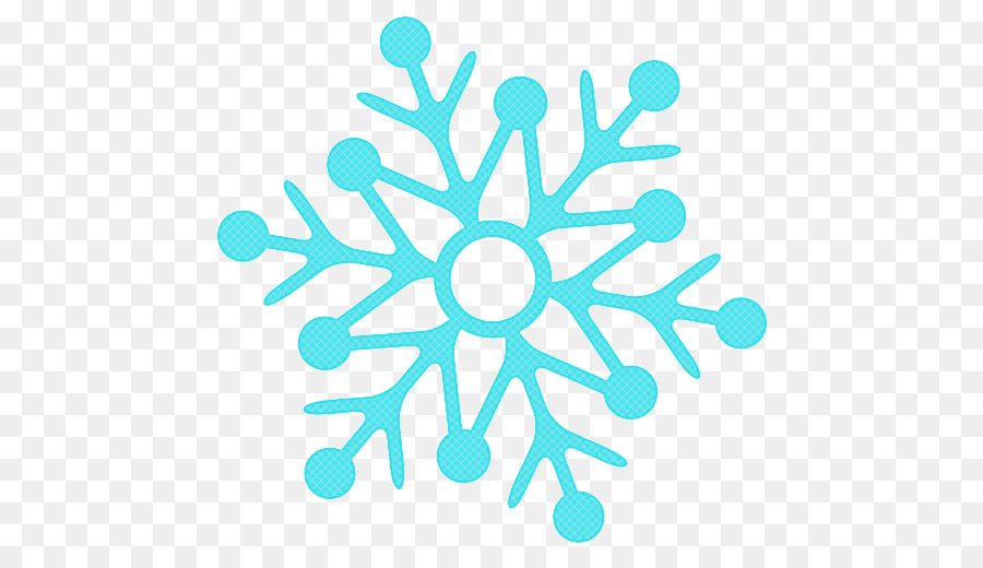 Flocon De Neige Bleu，Hiver PNG