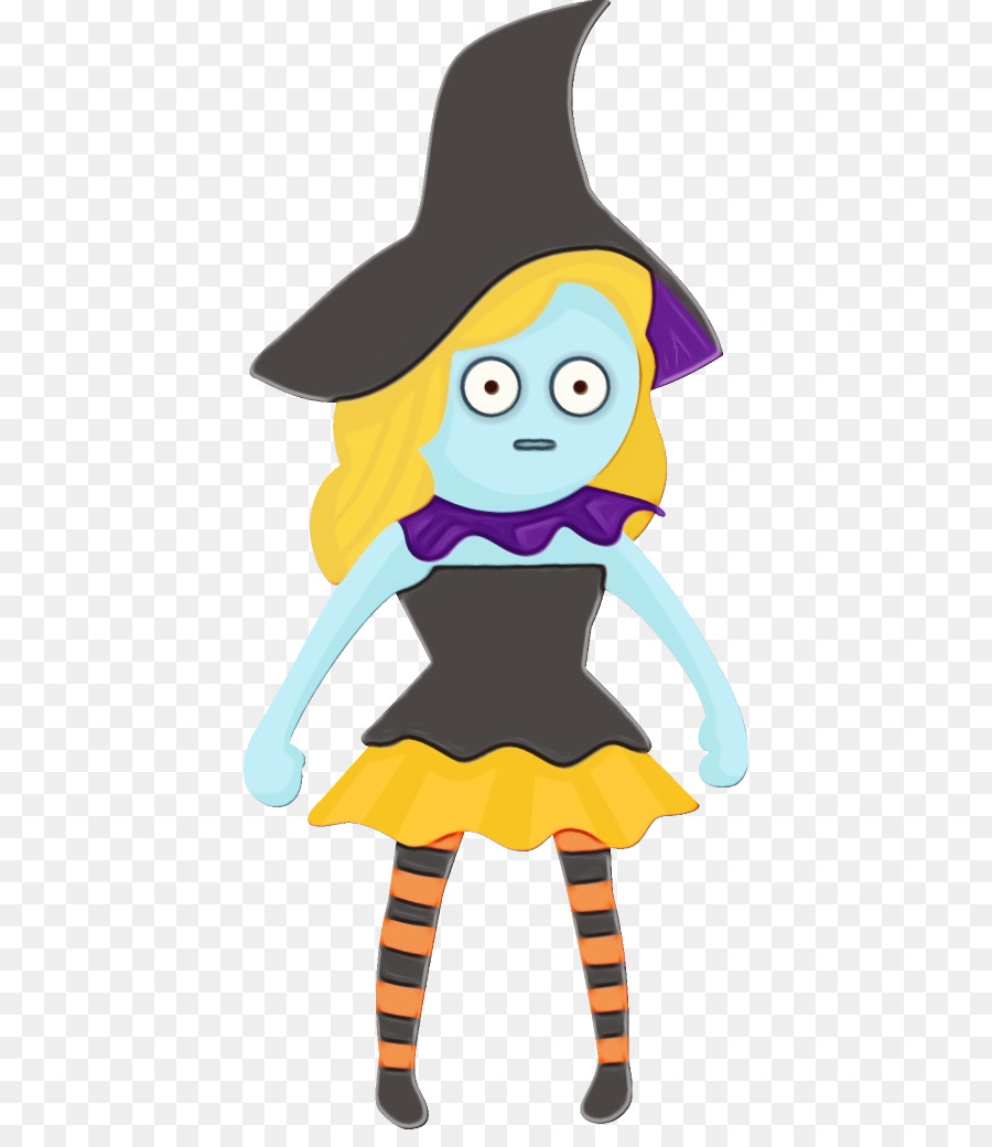 Sorcière De Dessin Animé，Halloween PNG