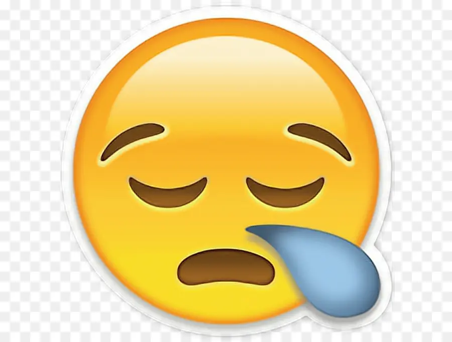 Emoji Endormi，Fatigué PNG