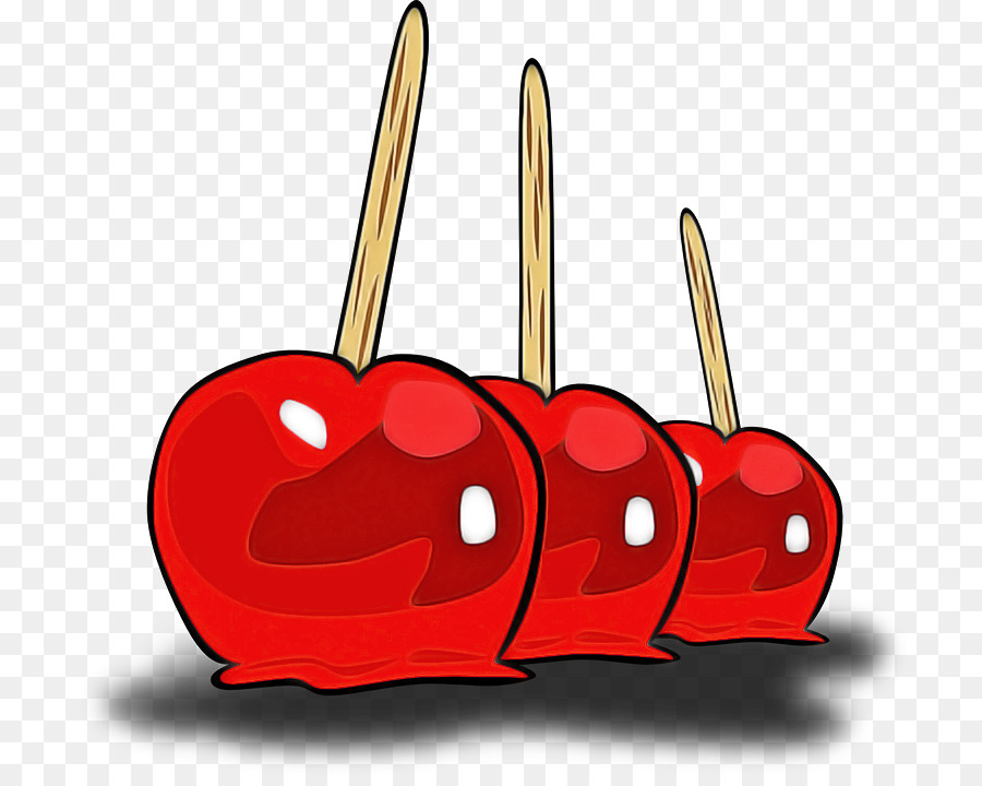 Pommes De Bonbon Rouges，Doux PNG