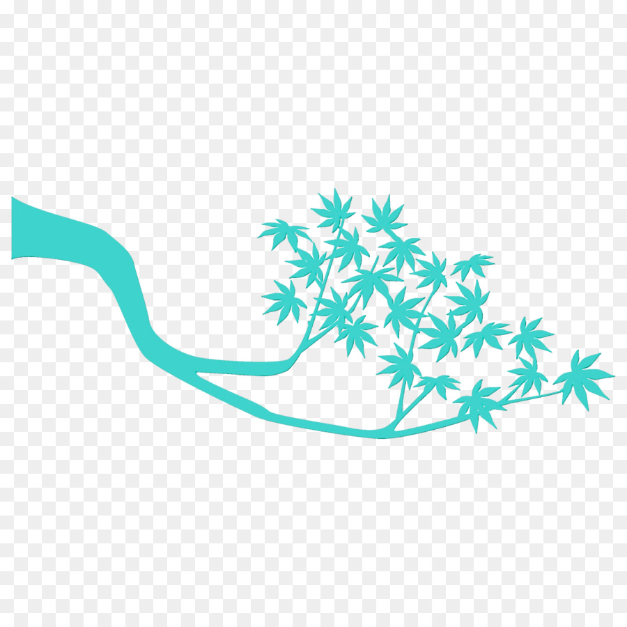 Feuilles Vertes，Bifurquer PNG