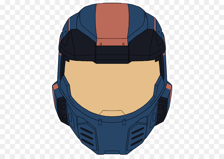 Casque Futuriste，Bleu PNG