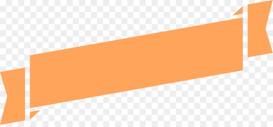 Bannière，Orange PNG