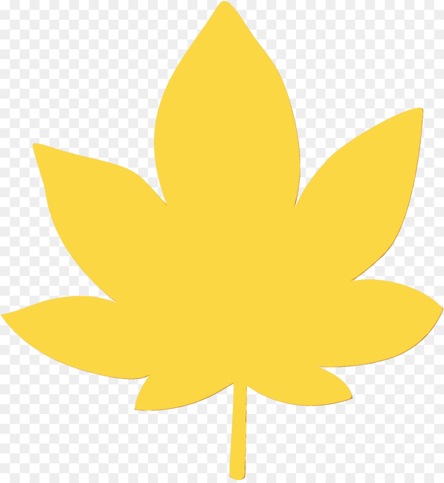 Feuille Jaune，Usine PNG