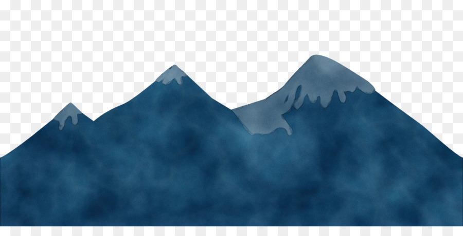 Bleu，Les Reliefs Montagneux PNG
