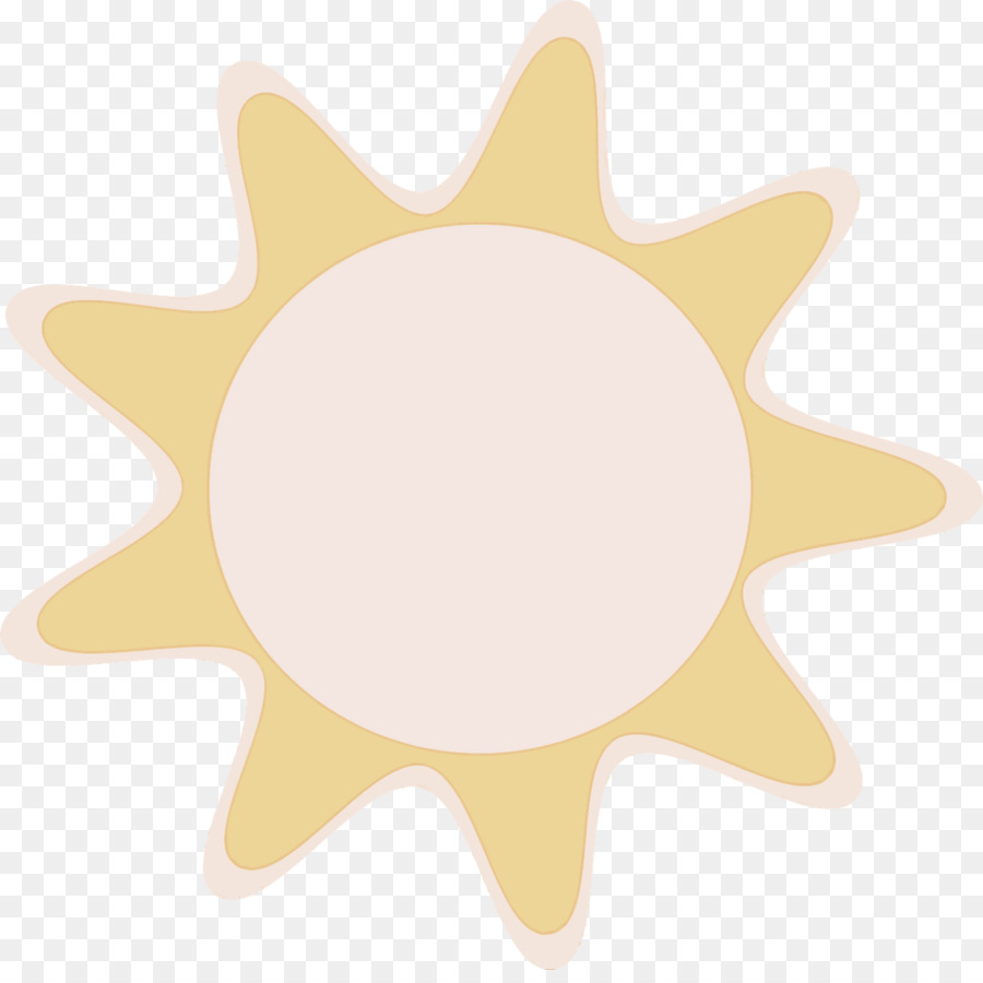 Soleil Jaune，Brillant PNG