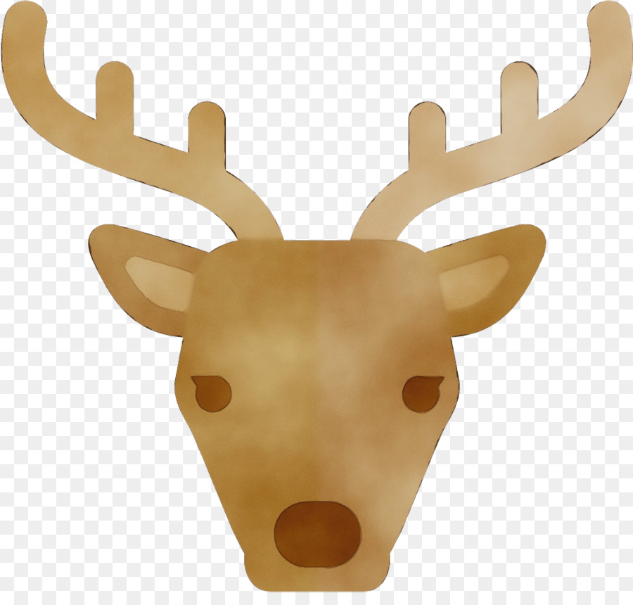 Tête De Cerf Jaune，Cerf PNG