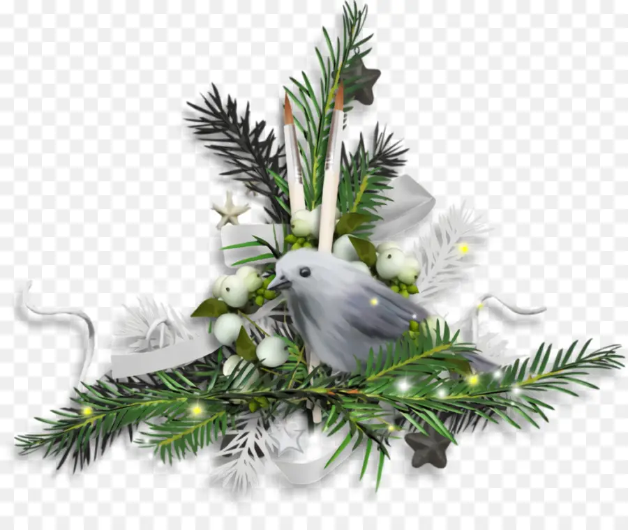 Décoration D'oiseau De Noël，Oiseau PNG