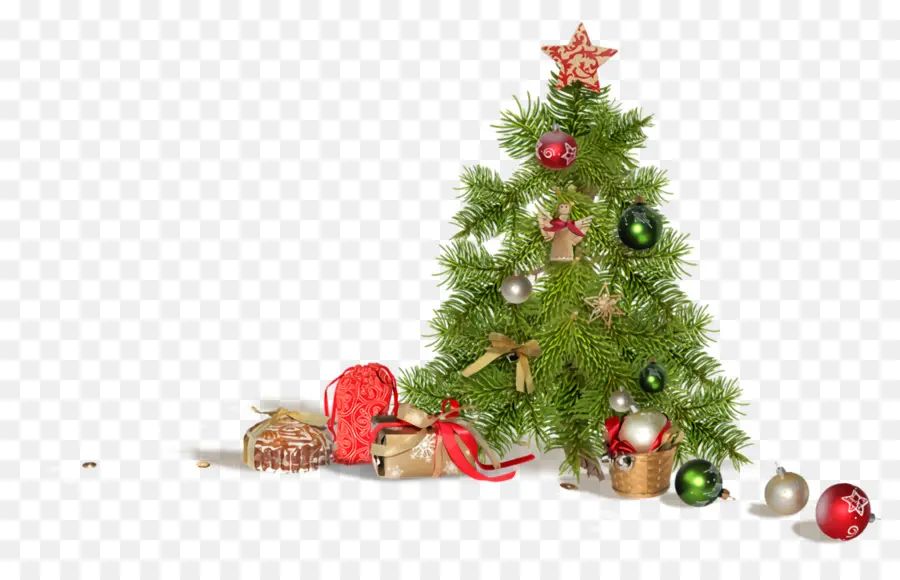 Arbre De Noël，Décorations PNG