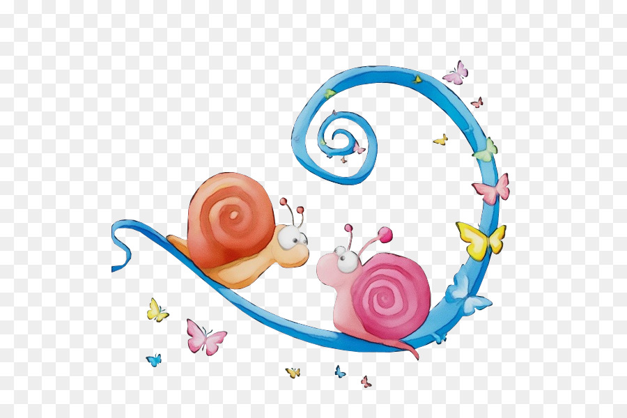 Escargots，Papillons PNG