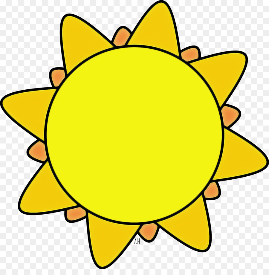 Soleil Jaune，Brillant PNG