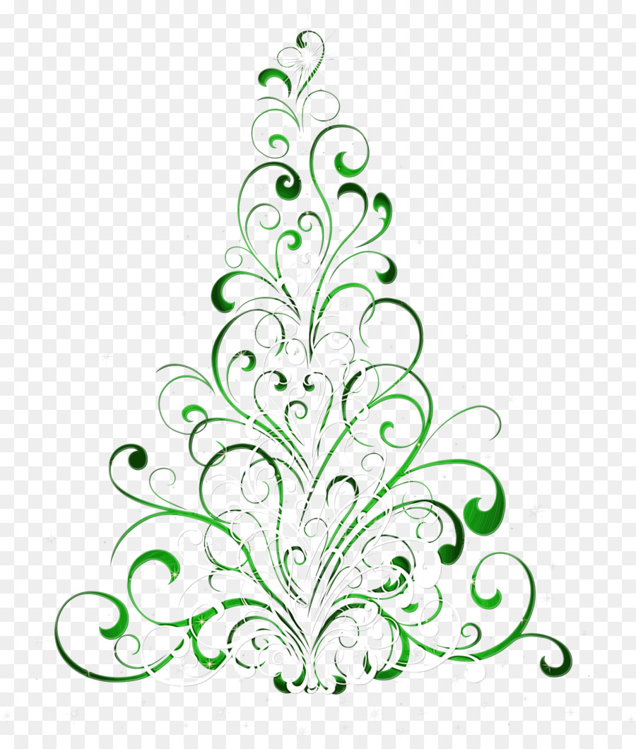 Arbre De Noël Vert，Ornements PNG