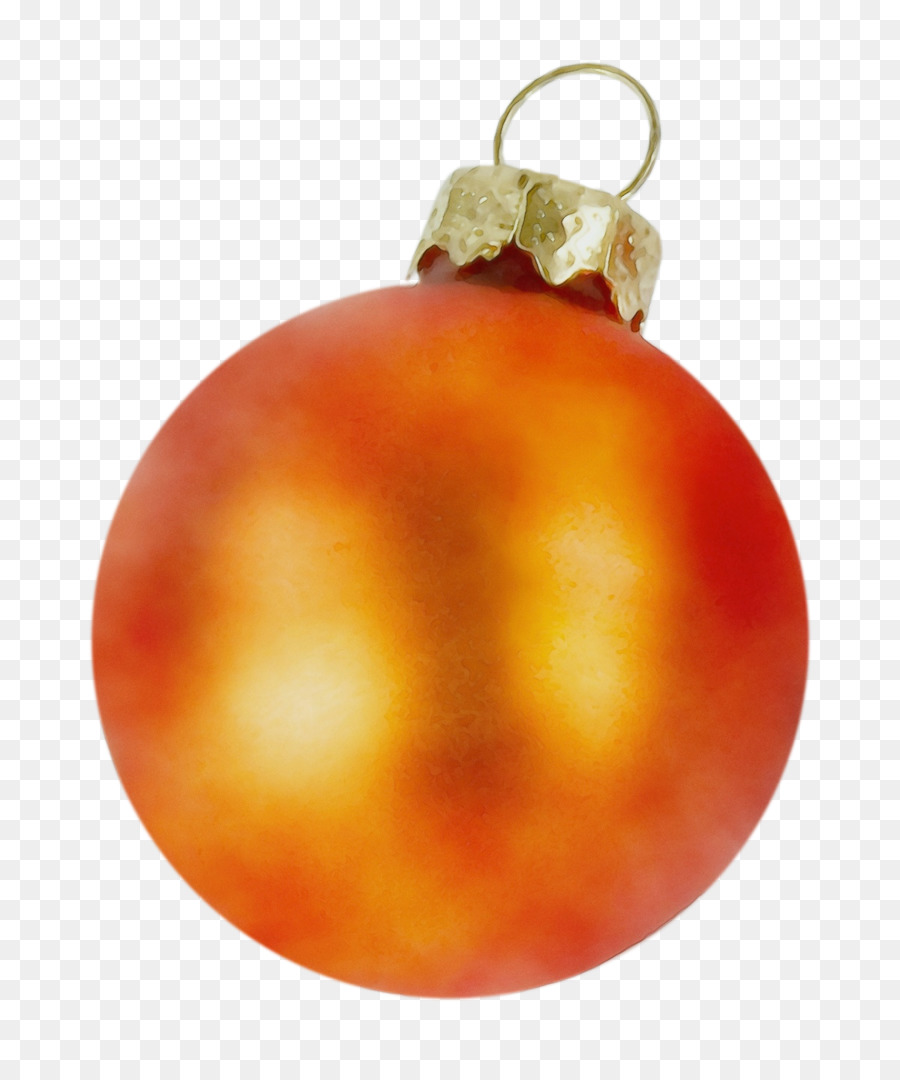 Ornement De Noël，Orange PNG